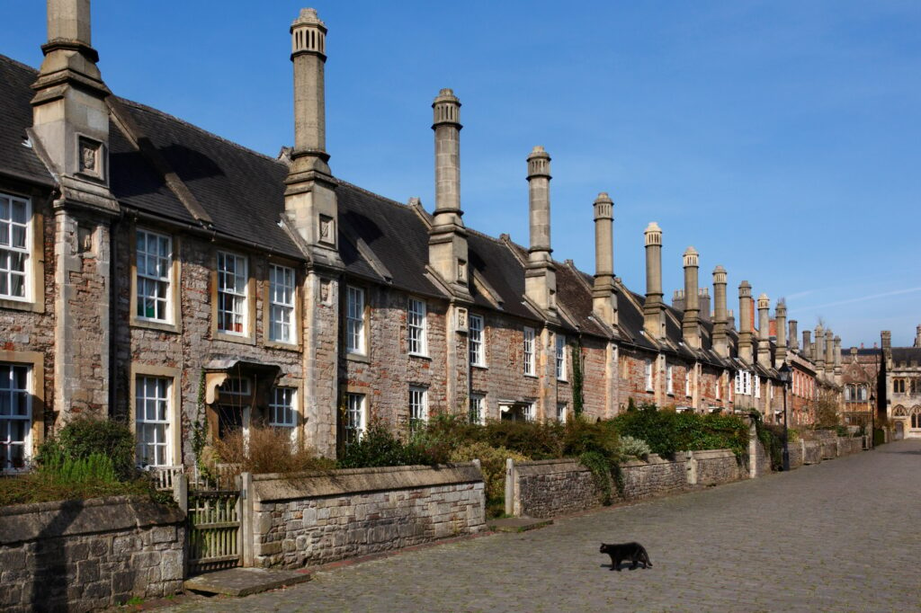 City of Wells in Somerset - United Kingdom