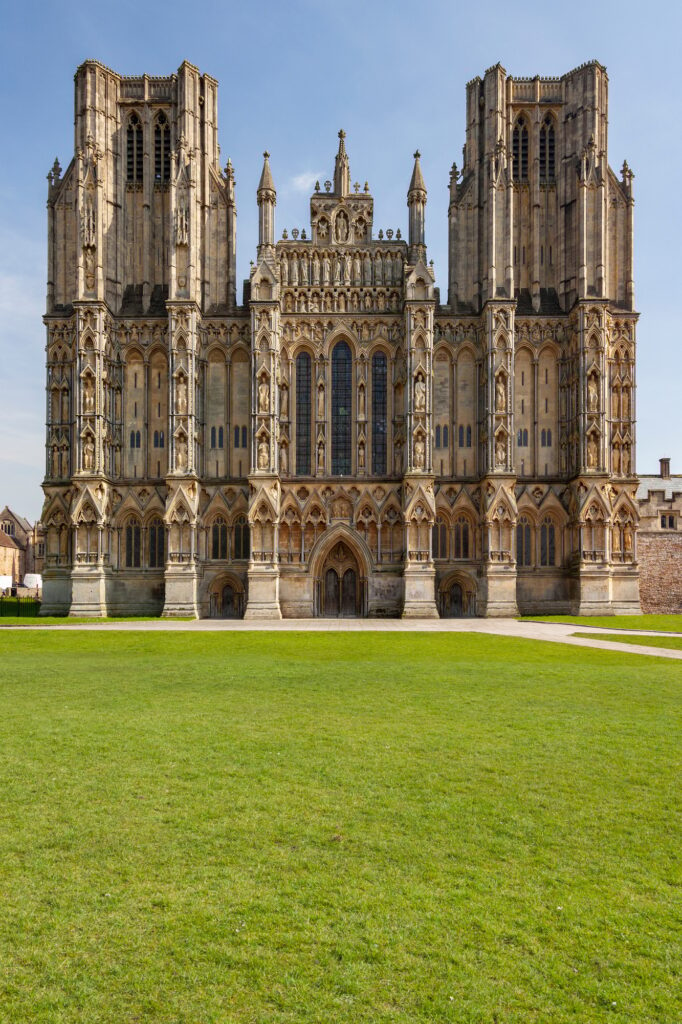 The Cathedral at Wells - Somerset - England